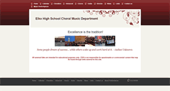 Desktop Screenshot of elkohighchoirs.org