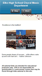 Mobile Screenshot of elkohighchoirs.org